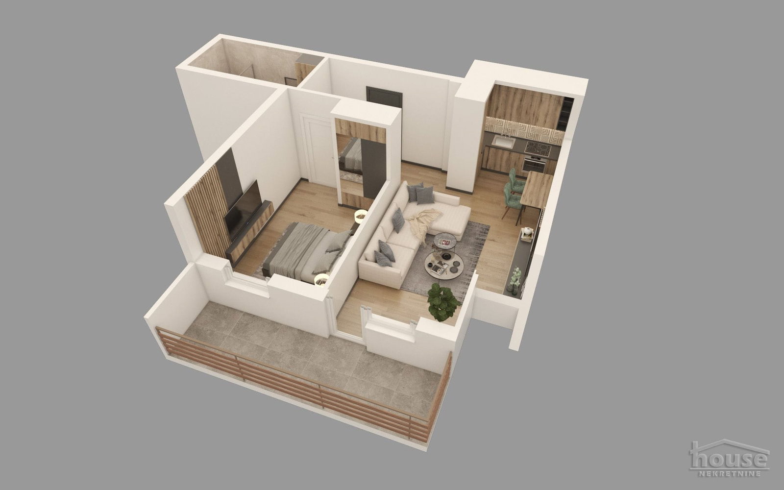 Stan Prodaja Novi Sad  47 m2