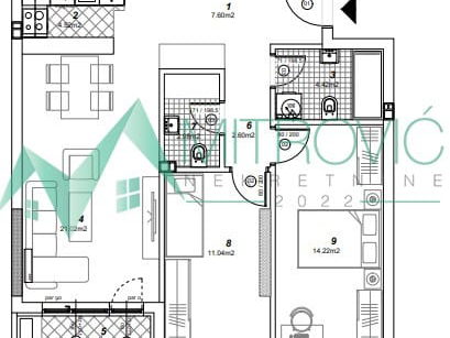 Stan Prodaja Novi Sad  70 m2