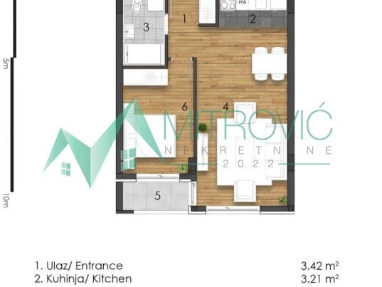 Stan Prodaja Novi Sad  45 m2