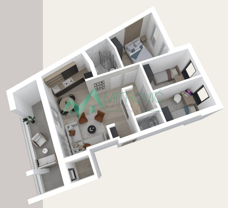 Stan Prodaja Novi Sad  76 m2