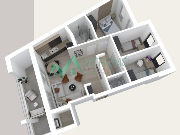 Stan Prodaja Novi Sad  76 m2