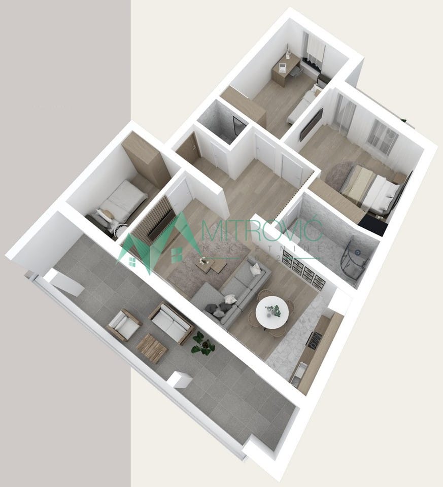Stan Prodaja Novi Sad  92 m2