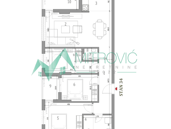 Stan Prodaja Novi Sad  82 m2