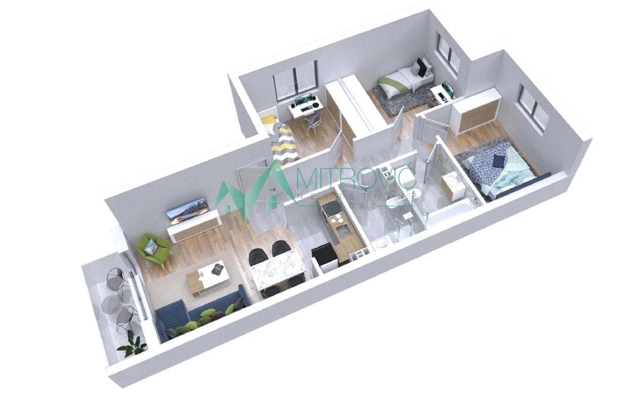 Stan Prodaja Sremska Kamenica Stan Prodaja Sremska Kamenica 71 m2
