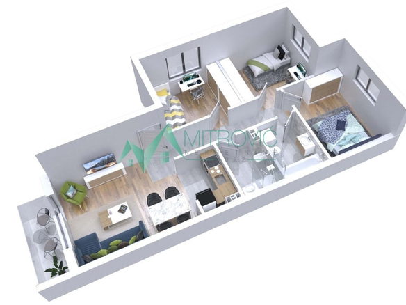 Stan Prodaja Sremska Kamenica  71 m2