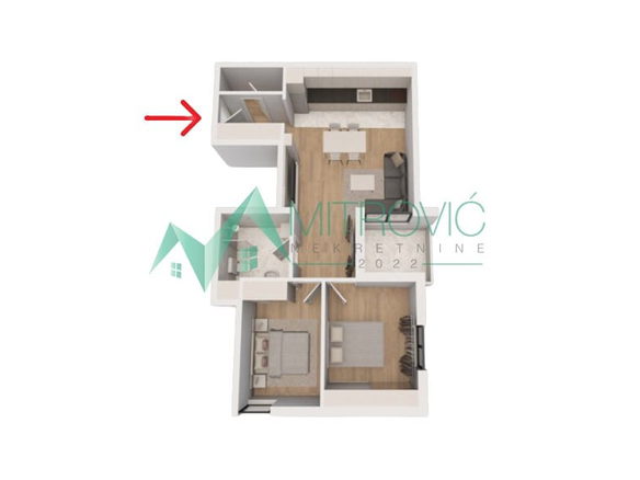 Stan Prodaja Sremska Kamenica  64.12 m2