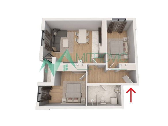 Stan Prodaja Sremska Kamenica  62.12 m2