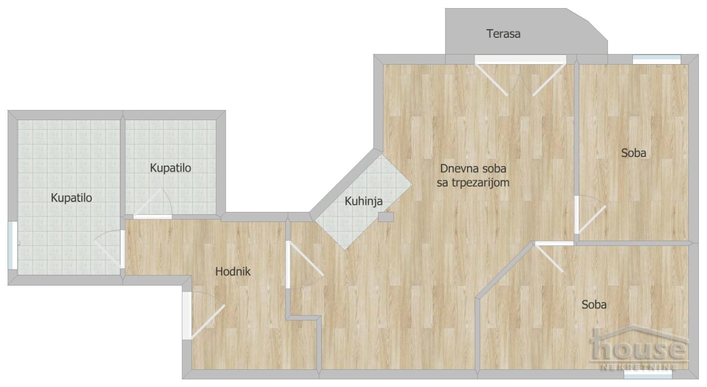 Stan Prodaja Novi Sad  70 m2