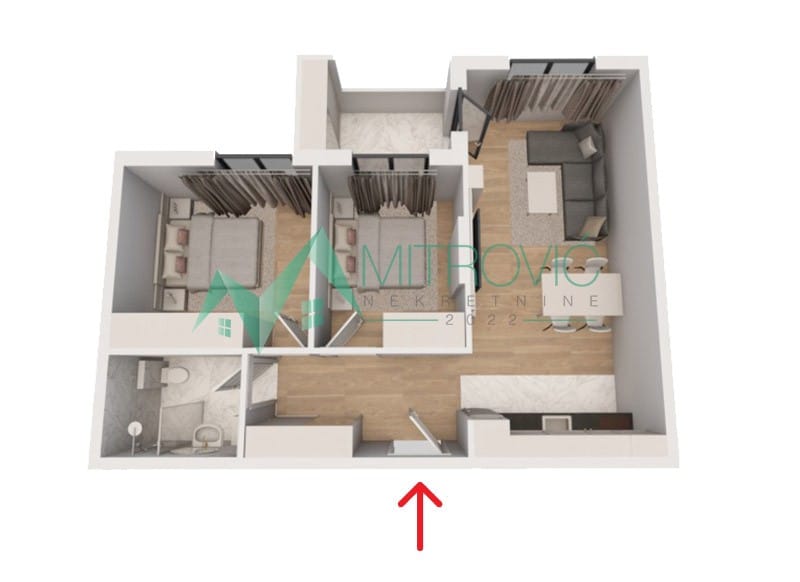 Stan Prodaja Sremska Kamenica Stan Prodaja Sremska Kamenica 56.61 m2
