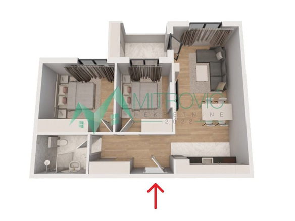 Stan Prodaja Sremska Kamenica  56.61 m2