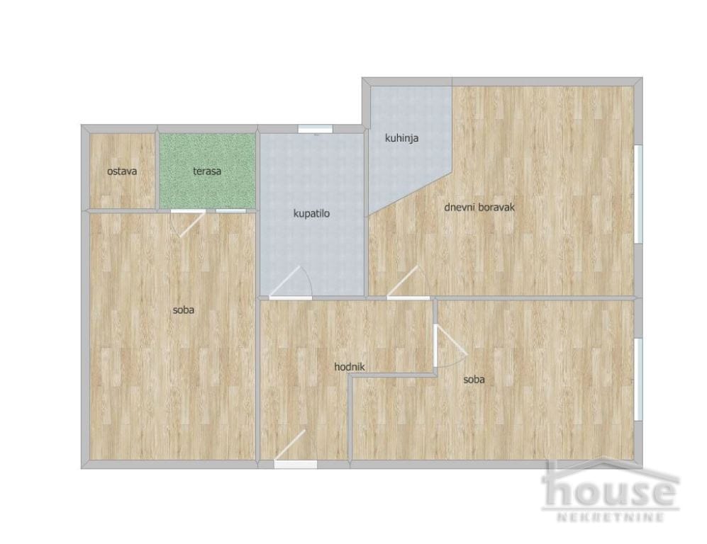 Stan Prodaja Novi Sad  54 m2