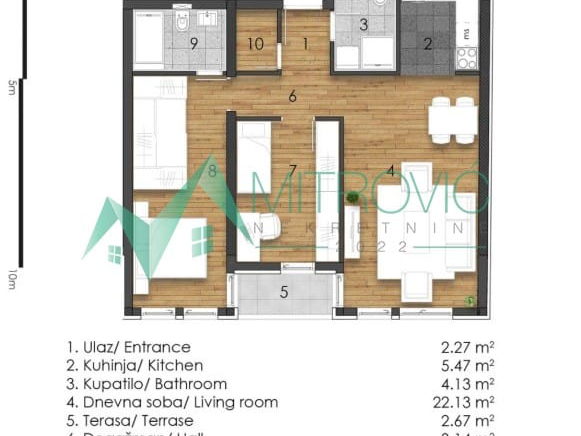 Stan Prodaja Novi Sad  69 m2