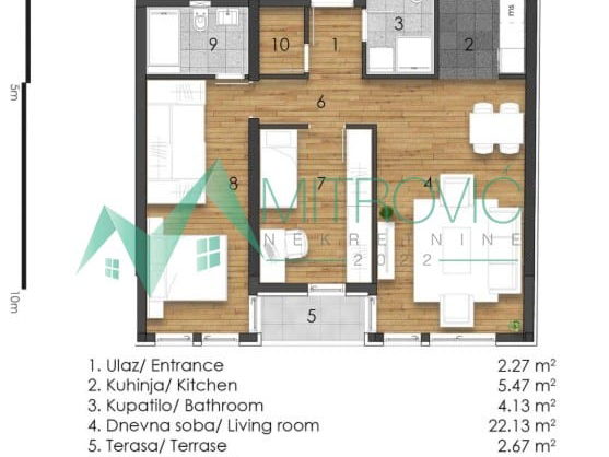 Stan Prodaja Novi Sad  69 m2