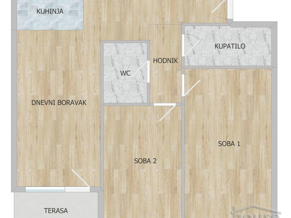 Stan Prodaja Novi Sad  70 m2