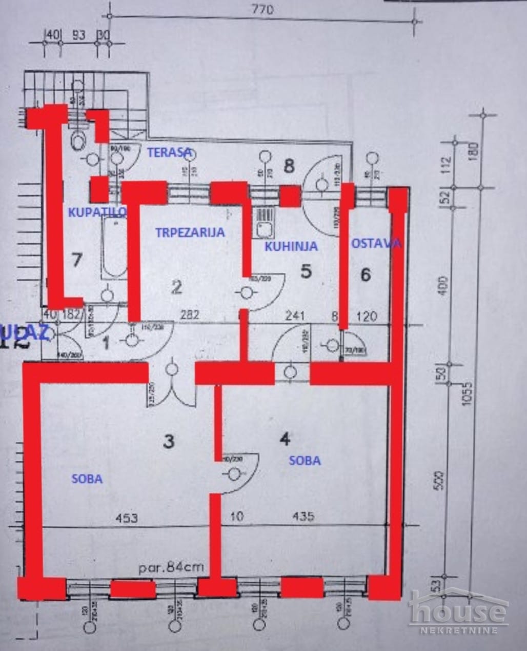 Stan Prodaja Novi Sad  84 m2
