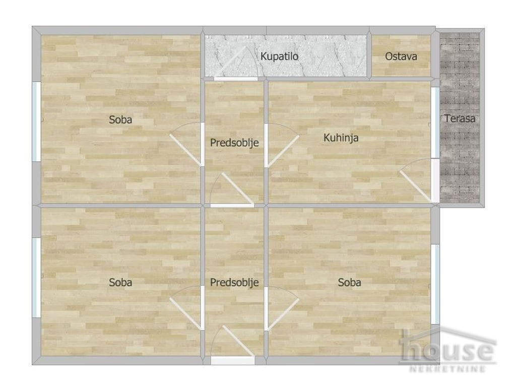 Stan Prodaja Novi Sad  82 m2