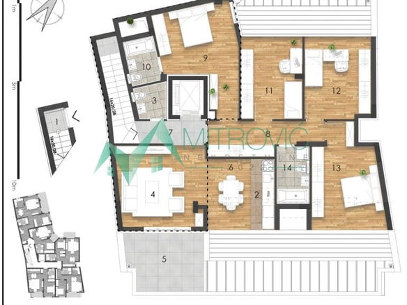 Stan Prodaja Novi Sad  122 m2