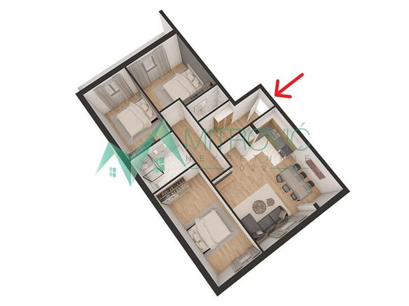 Stan Prodaja Sremska Kamenica  87.95 m2