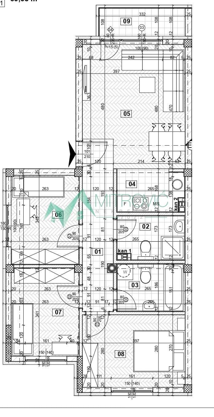 Stan Prodaja Sremska Kamenica Stan Prodaja Sremska Kamenica 70 m2