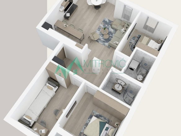 Stan Prodaja Novi Sad  90 m2