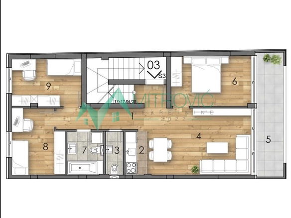 Stan Prodaja Novi Sad  105 m2