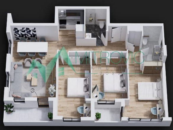 Stan Prodaja Novi Sad  95 m2