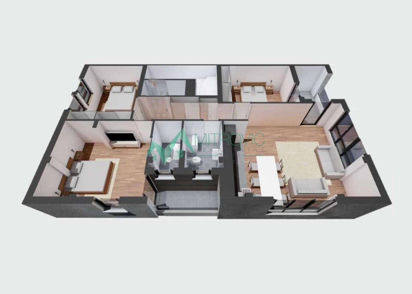 Stan Prodaja Novi Sad  82 m2