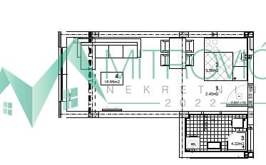 Garsonjera na prodaju, Telep, Novi Sad, 28m², 79.860 €