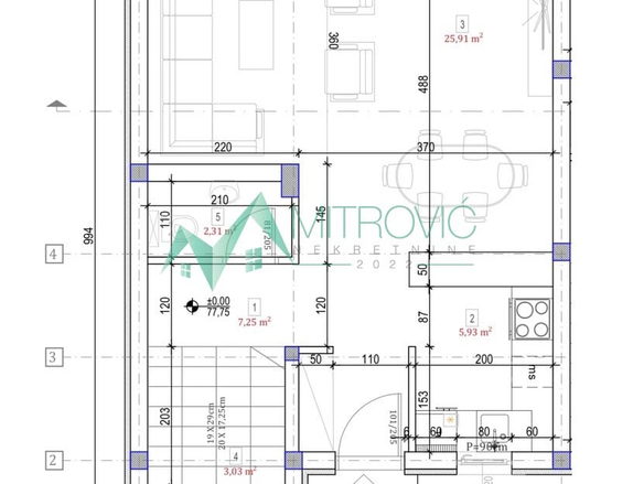 Stan Prodaja Novi Sad  112 m2