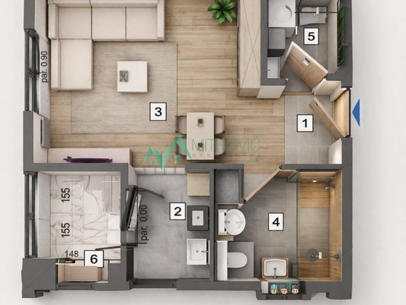 Stan Prodaja Novi Sad  29 m2