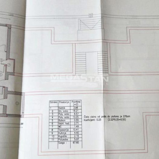 Višesoban stan na prodaju, Severni Bulevar, Beograd, 73m², 225.000 €