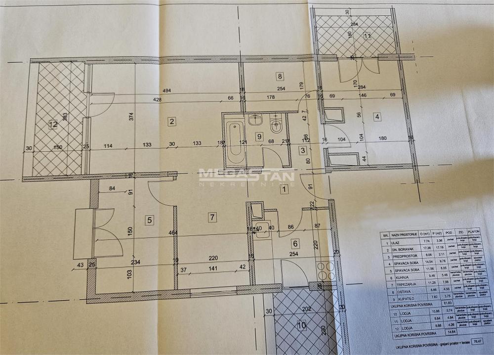 108098661-16-20260324155039 Troiposoban stan na prodaju, Vidikovac, Beograd, 73m², 14. sprat, 179.900 €