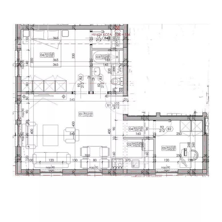 Dvoiposoban stan na prodaju, Mirijevo, Beograd, 50m², 155.000 €