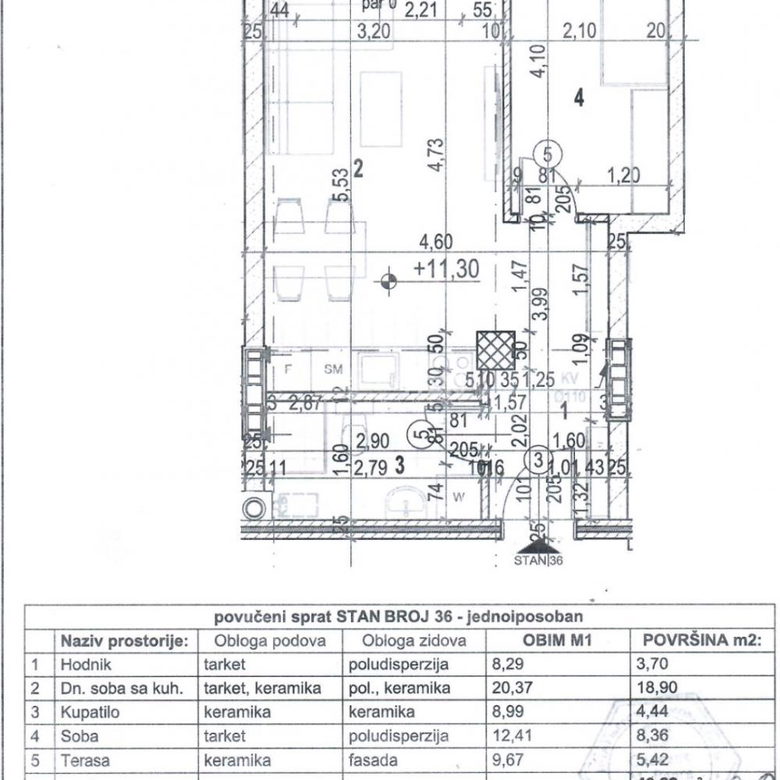 Jednoiposoban stan na prodaju, Margita, Pančevo, 41m², 78.273 €