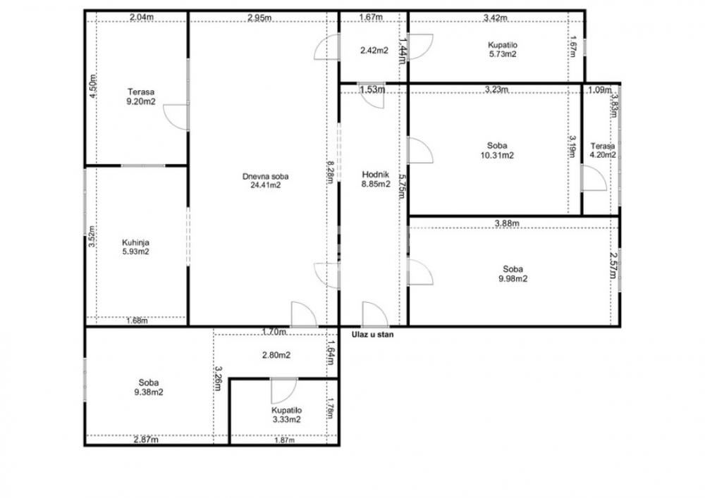 148120277-2-20251201133843 Petosoban stan na prodaju, Železnik, Beograd, 95m², 240.000 €