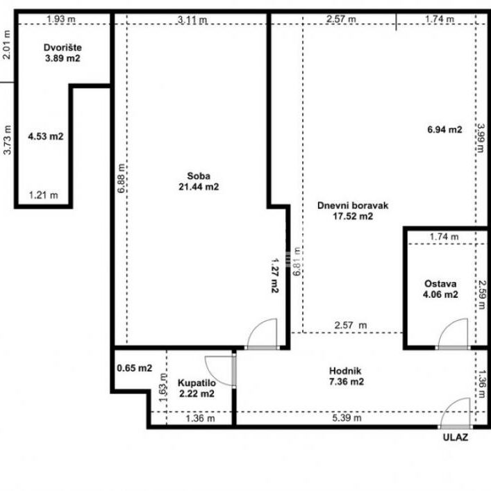 Dvosoban stan na prodaju, Dorćol, Beograd, 65m², 220.000 €