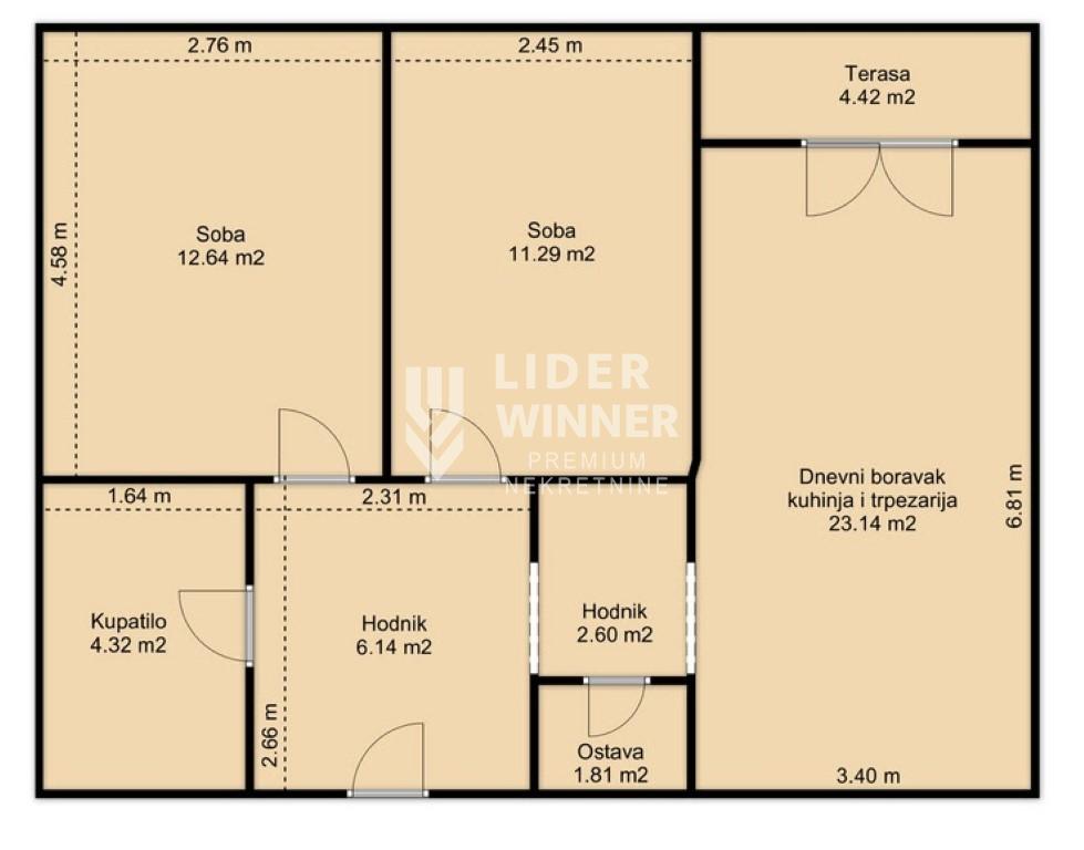 Stan Prodaja Beograd Stan Prodaja Beograd Višnjička Banja 67 m2