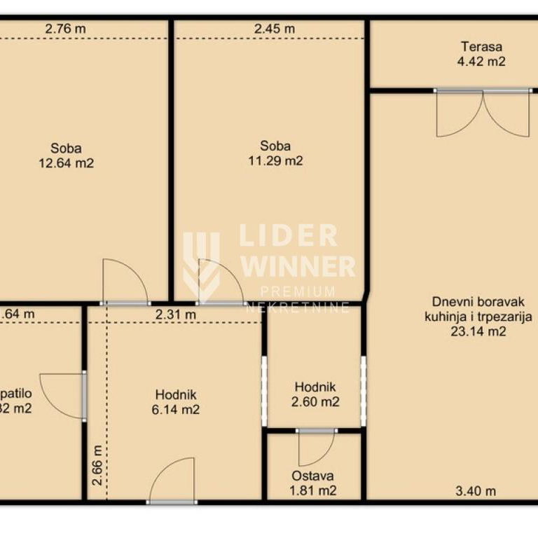 Stan Prodaja Beograd Višnjička Banja 67 m2