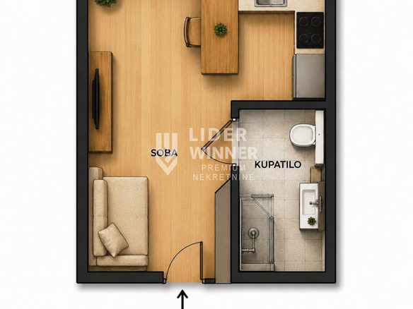 Stan Prodaja Beograd Gornji Grad 10 m2