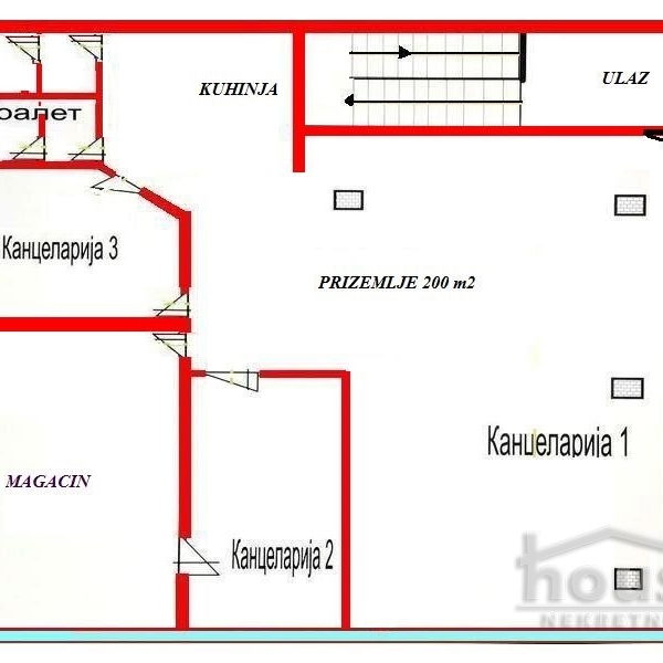 Lokal Izdavanje Novi Sad  400 m2