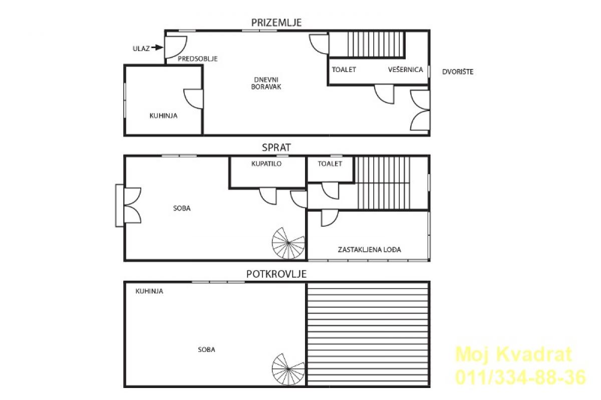 Kuća na prodaju, Bioskop Voždovac, Beograd, 145m², 299.000 €