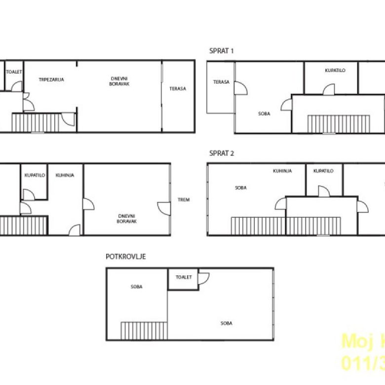 Kuća na prodaju, TC Stadion, Beograd, 250m², 500.000 €