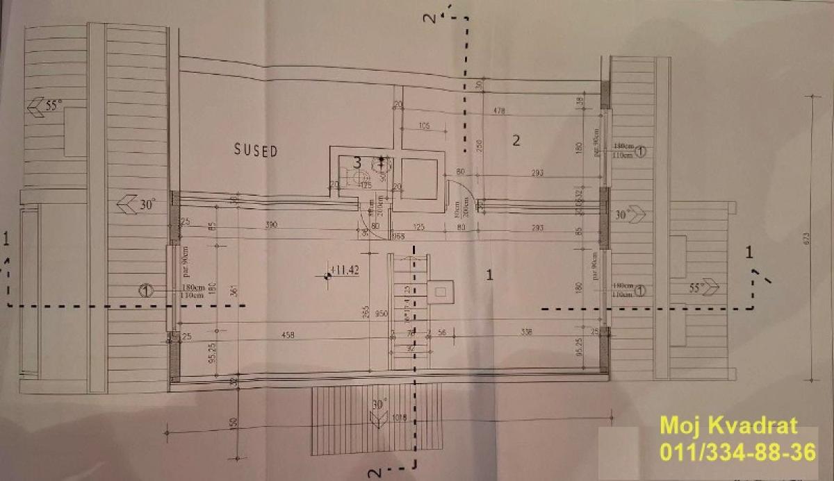 Četvoroiposoban stan na prodaju, Banovo Brdo, Beograd, 103m², 279.000 €