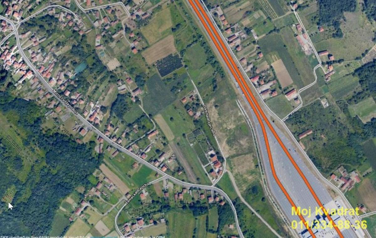 Plac na prodaju, Vrčin, Beograd, 10,18 ari, 66.170 €