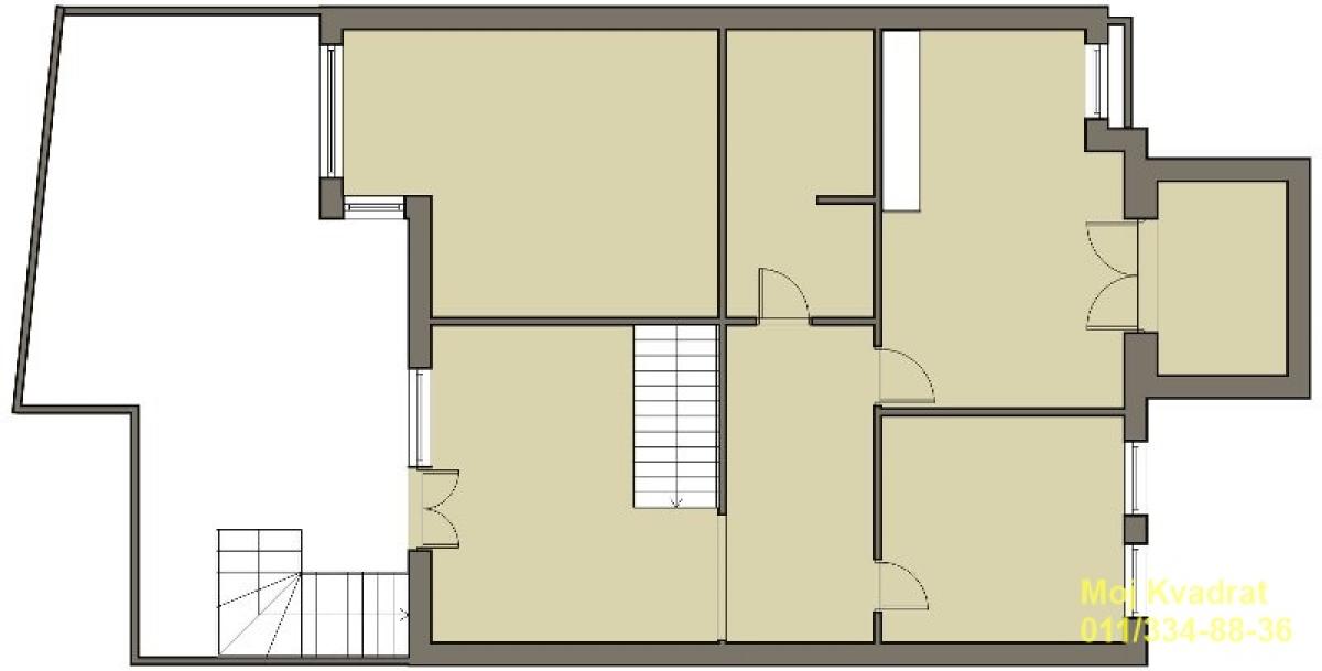 Petosoban stan na prodaju, Skojevsko Naselje, Beograd, 270m², 580.000 €