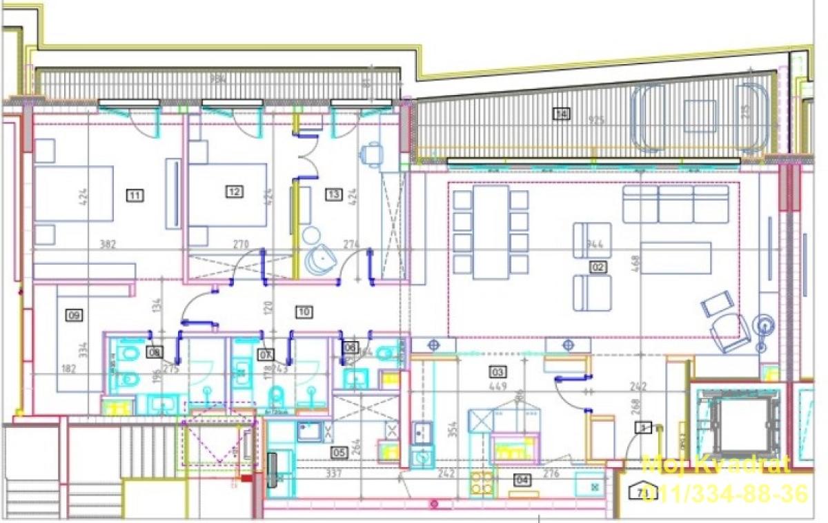 actionimagesite31agencykvadratimg5saqb2fcwk-20 Četvorosoban stan na prodaju, Blok 9a, Beograd, 167m², 949.999 €