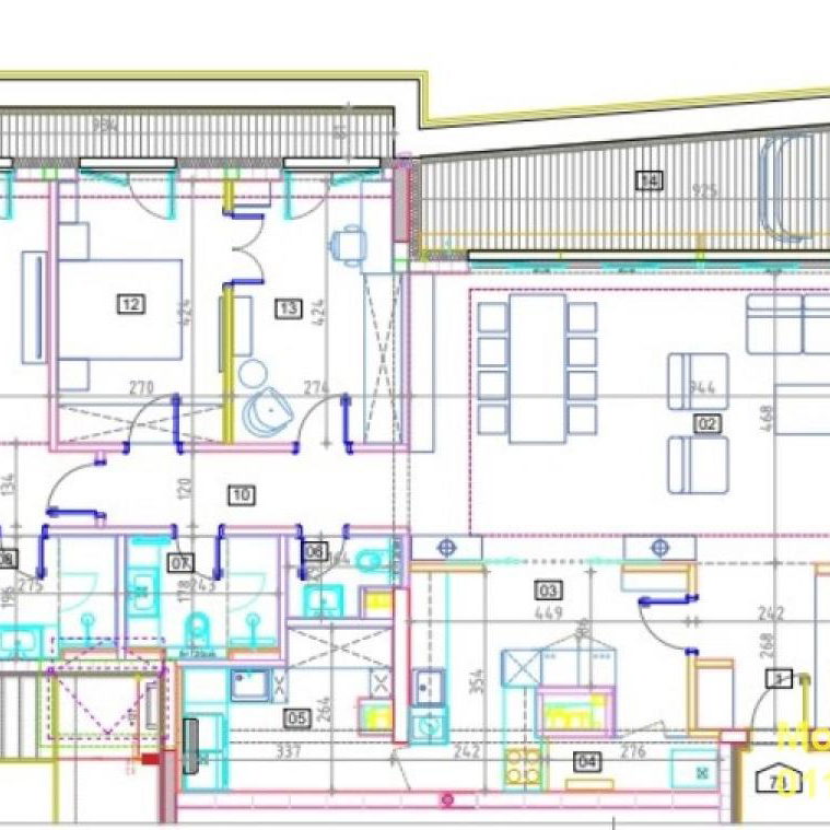 Četvorosoban stan na prodaju, Blok 9a, Beograd, 167m², 949.999 €