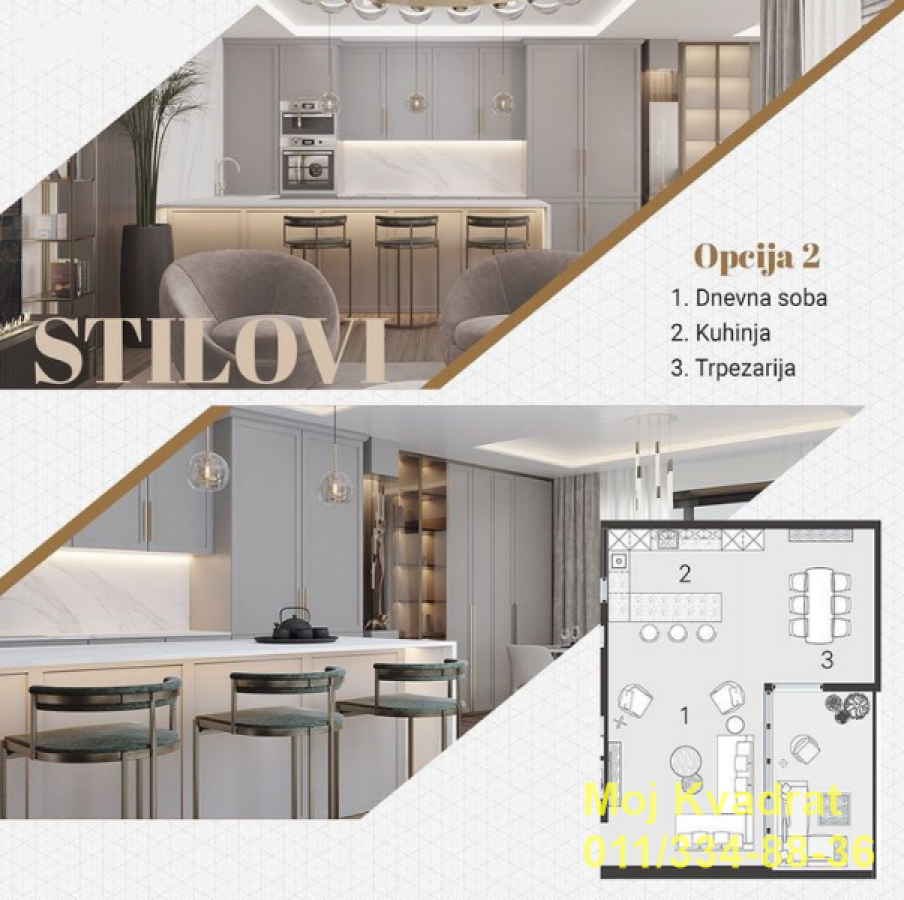 Četvorosoban stan na prodaju, Dedinje, Beograd, 218m², 1.131.572 €