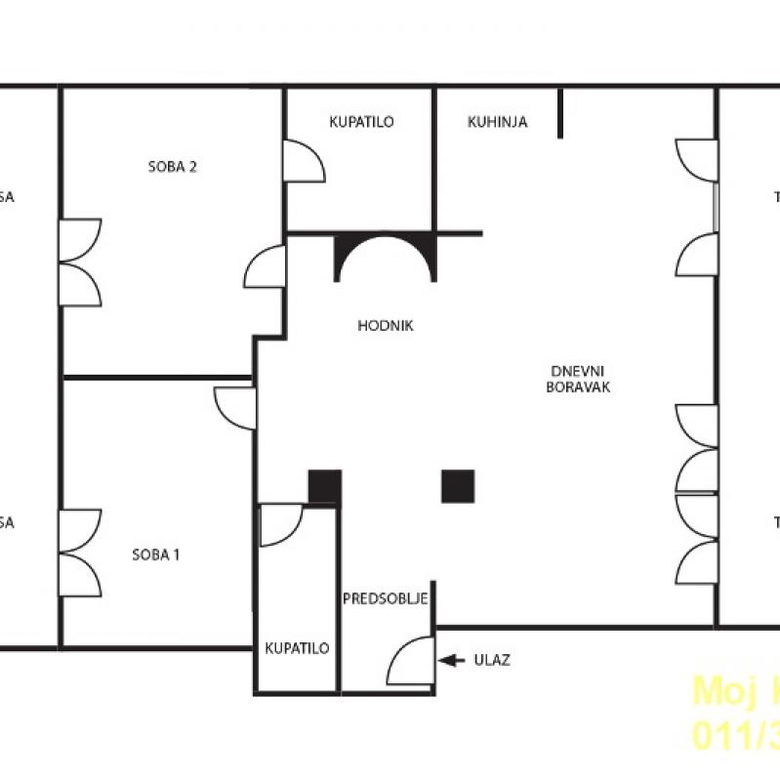 Trosoban stan na prodaju, Saobraćajni Fakultet, Beograd, 172m², 399.000 €