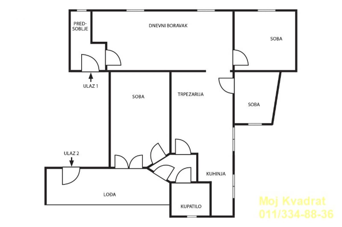 actionimagesite31agencykvadratimg8a00gkansp-17 Trosoban stan na prodaju, Terazije, Beograd, 88m², 450.000 €
